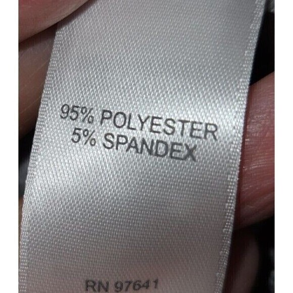 J Jill S Dress Pure Jill Gray Velour A Line Swing V Neck Long Sleeve Tall - Picture 5 of 5